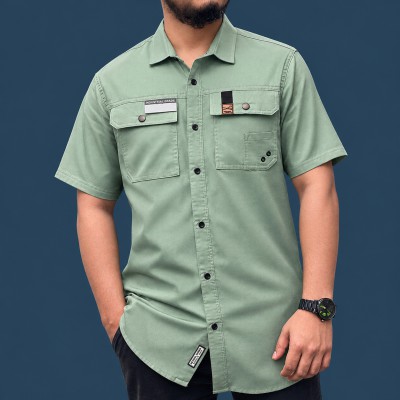 Men's Stylish Shirt - [ Industrial Grade Utility Shirt Portrait ]